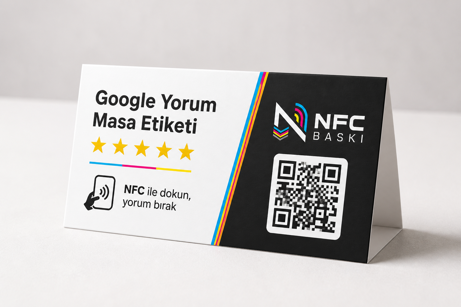 NFC Google Yorum Masa Etiketi