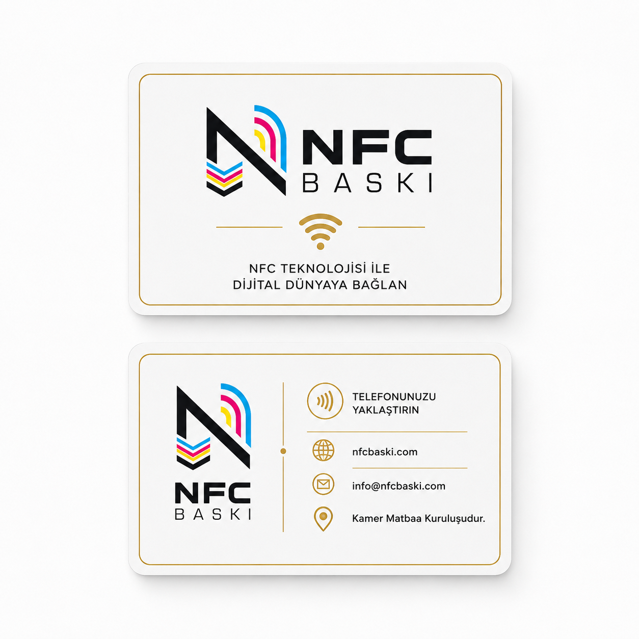 NFC Kartvizit (8 x 5 cm) (Yazılım Desteği)